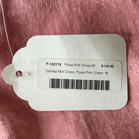 Show Me Your Mumu Gomez Mini Dress Satin Pink Size M - Picture 10 of 13